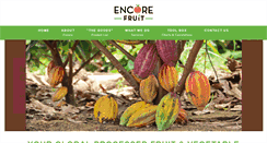 Desktop Screenshot of encorefruit.com